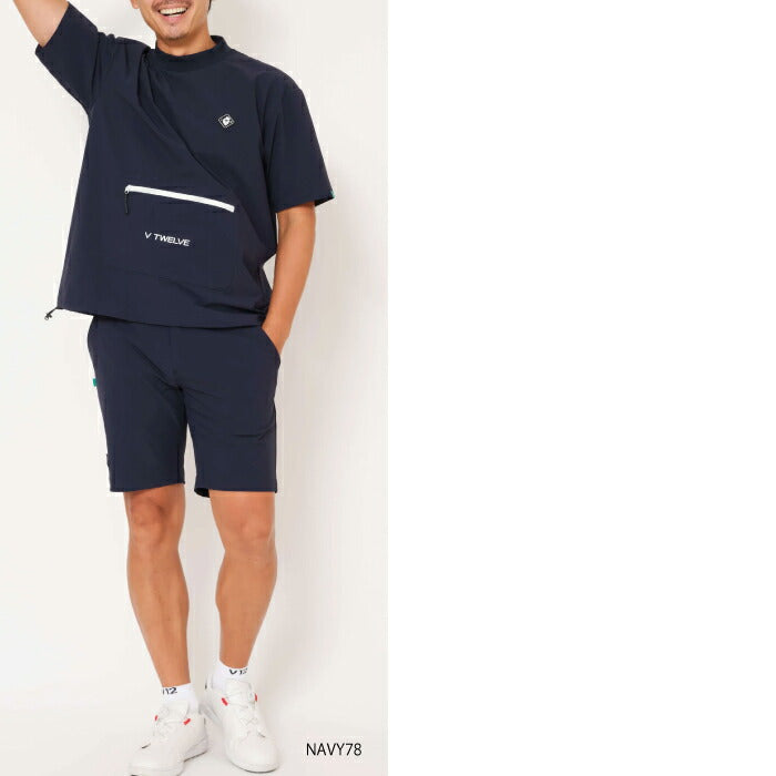 V12 ヴィトゥエルブ ゴルフウェア メンズ OZ SHORTS ショートパンツ セットアップ ストレッチ性 吸水速乾性 快適 V122610-HP04