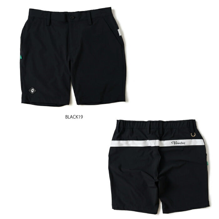 V12 ヴィトゥエルブ ゴルフウェア メンズ OZ SHORTS ショートパンツ セットアップ ストレッチ性 吸水速乾性 快適 V122610-HP04