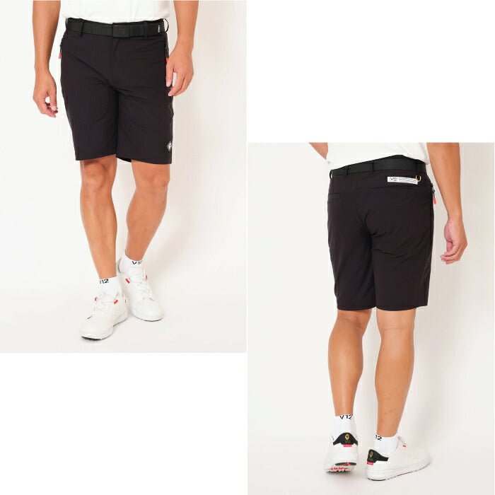 V12 ヴィトゥエルブ ゴルフウェア メンズ ショートパンツ ハーフパンツ ストレッチ 吸水速乾 V122610-HP06