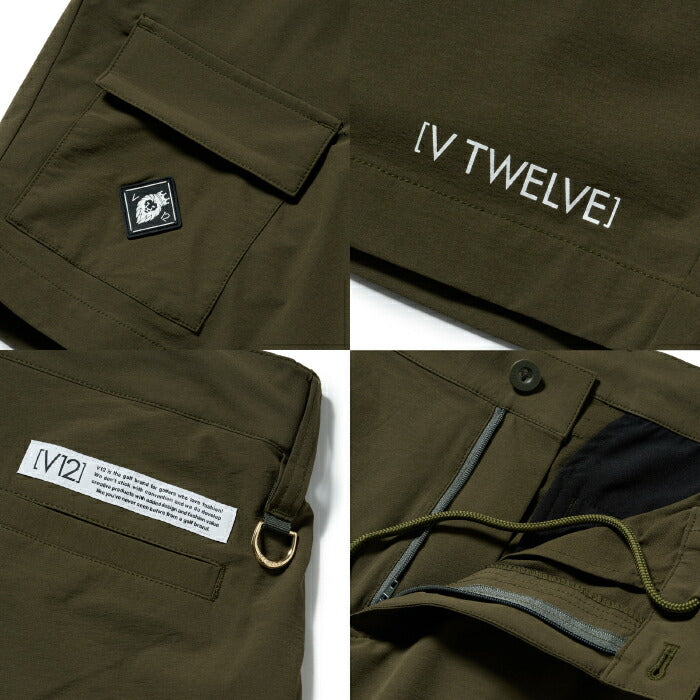 V12 ヴィトゥエルブ ゴルフウェア メンズ SNAP SHORTS ショートパンツ ストレッチ v122610-hp08