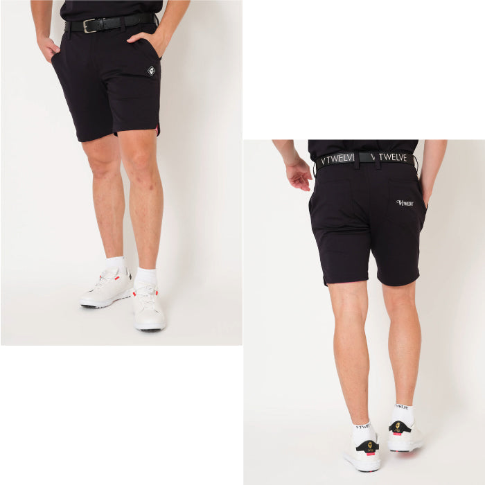 V12 ヴィトゥエルブ ゴルフウェア メンズ SNEAK SHORTS ショートパンツ 裏地メッシュ 通気性 機能性 快適 ネオンカラー セットアップ可能 V122610-HP13