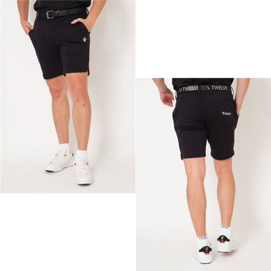V12 ヴィトゥエルブ ゴルフウェア メンズ SNEAK SHORTS ショートパンツ 裏地メッシュ 通気性 機能性 快適 ネオンカラー セットアップ可能 V122610-HP13