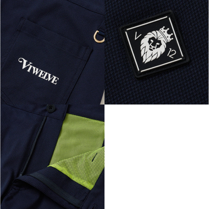 V12 ヴィトゥエルブ ゴルフウェア メンズ SNEAK SHORTS ショートパンツ 裏地メッシュ 通気性 機能性 快適 ネオンカラー セットアップ可能 V122610-HP13