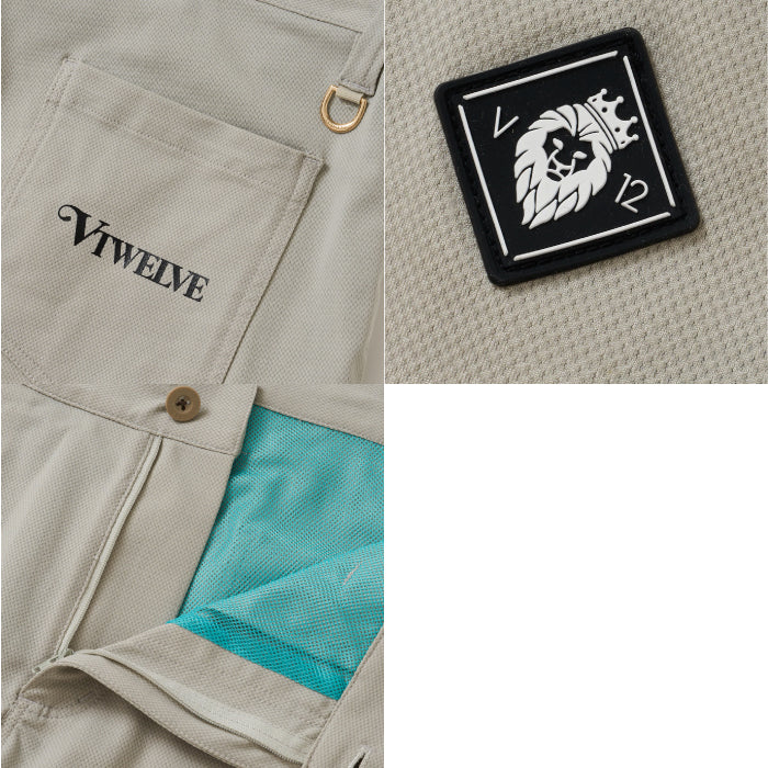 V12 ヴィトゥエルブ ゴルフウェア メンズ SNEAK SHORTS ショートパンツ 裏地メッシュ 通気性 機能性 快適 ネオンカラー セットアップ可能 V122610-HP13