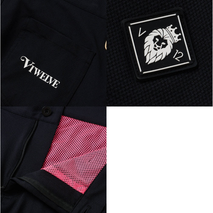 V12 ヴィトゥエルブ ゴルフウェア メンズ SNEAK SHORTS ショートパンツ 裏地メッシュ 通気性 機能性 快適 ネオンカラー セットアップ可能 V122610-HP13