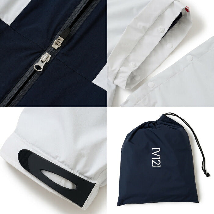 V12 ヴィトゥエルブ ゴルフウェア メンズ BOLD RAIN JKT レインジャケット 防水 ストレッチ セットアップ対応 V122610-JK03