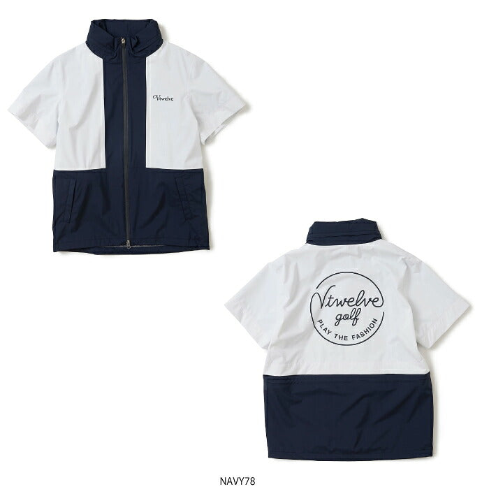 V12 ヴィトゥエルブ ゴルフウェア メンズ BOLD RAIN JKT レインジャケット 防水 ストレッチ セットアップ対応 V122610-JK03