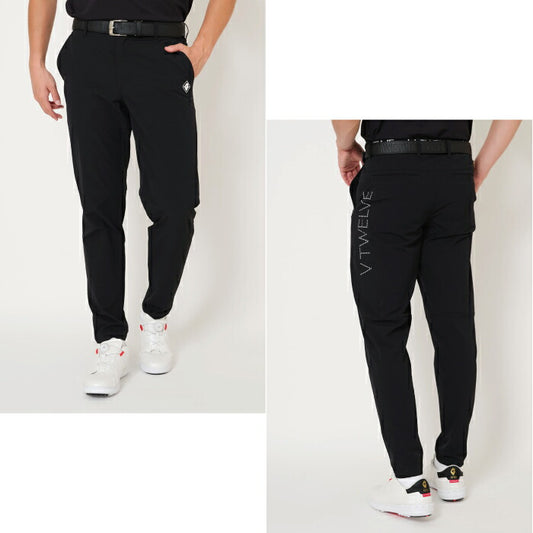 V12 ヴィトゥエルブ ゴルフウェア メンズ レディース DOT BR PANTS ロングパンツ ストレッチ テーパード型 快適な着心地 v122610-pn02