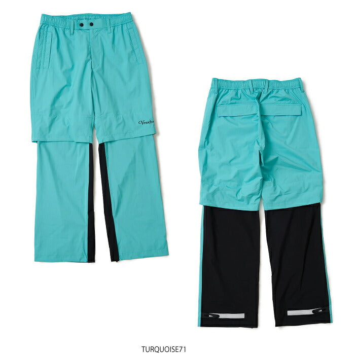 V12 ヴィトゥエルブ ゴルフウェア メンズ BOLD RAIN PANTS レインパンツ 防水 ストレッチ セットアップ対応 v122610-pn04