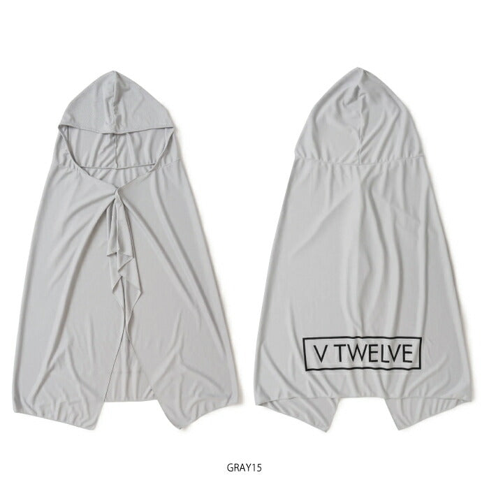 V12 ヴィトゥエルブ ゴルフ メンズ レディース COOL PONCHO 冷感ポンチョ 吸水速乾 UVカット 接触冷感 収納ケース付 暑さ対策 v122611-ac23