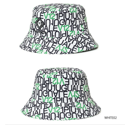 V12 ヴィトゥエルブ ゴルフウェア メンズ レディース V12113 LETTER HAT バケットハット 帽子 V12と1PIU1UGUALE3 GOLFが放つ珠玉のコラボ シリーズ商品あり v122611-cp17