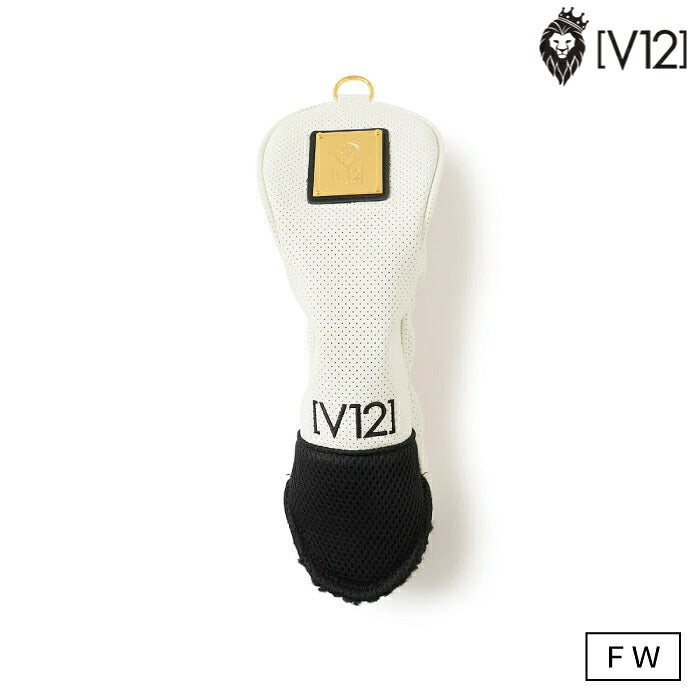 V12 ヴィトゥエルブ ゴルフ メンズ レディース ESSENTIAL FAIRWAY ヘッドカバー パンチングレザー 内側ボア仕様 v122620-ac06