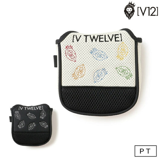 V12 ヴィトゥエルブ ゴルフ メンズ レディース ONE HAND PUTTER MALET ヘッドカバー マレットタイプパターカバー v122620-ac09