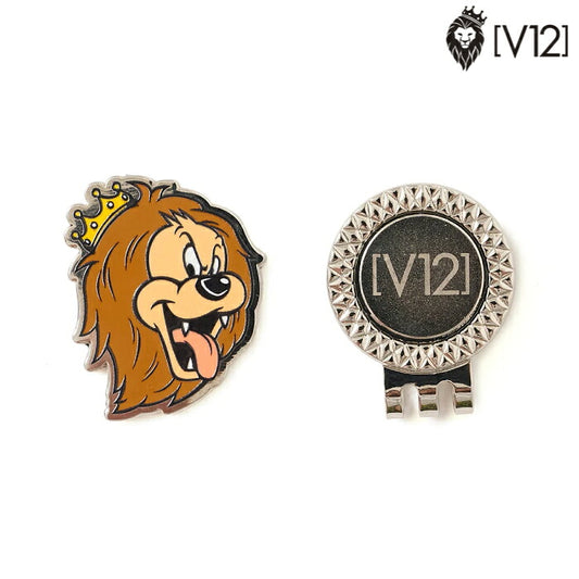 V12 ヴィトゥエルブ ゴルフ メンズ レディース LION FACE MARKER メタルマーカー 専用BOX入 ギフト最適 v122620-ac12