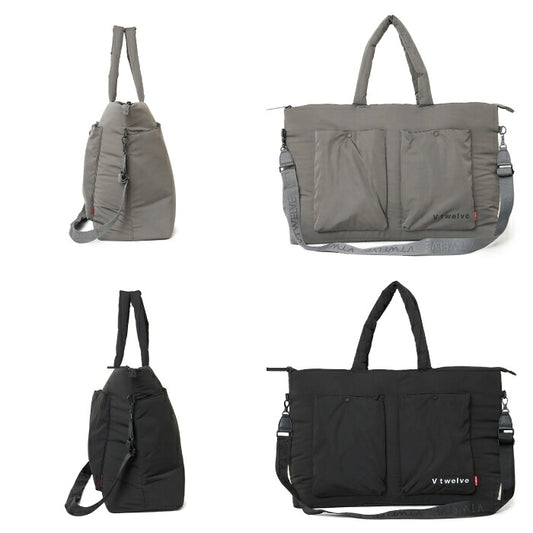 V12 ヴィトゥエルブ ゴルフ メンズ レディース KNOT BIG TOTE ビッグトートバッグ 大きなポケット配置 収納力抜群 v122620-bg03