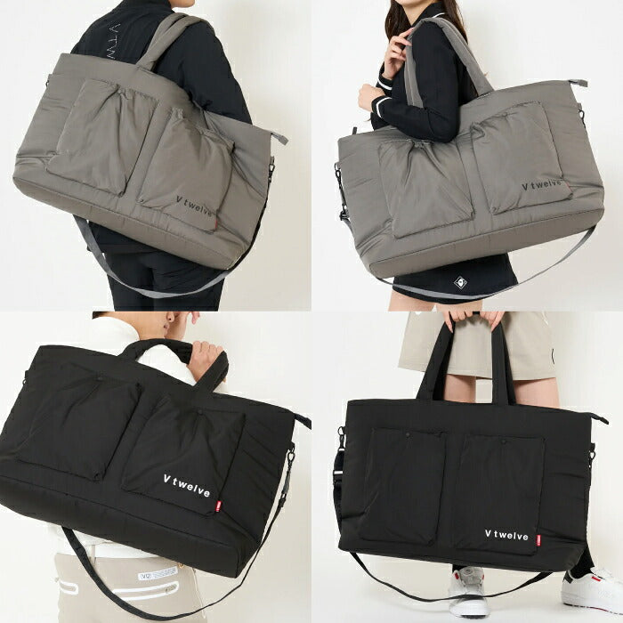 V12 ヴィトゥエルブ ゴルフ メンズ レディース KNOT BIG TOTE ビッグトートバッグ 大きなポケット配置 収納力抜群 v122620-bg03