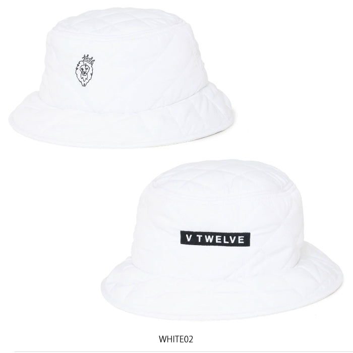 V12 ヴィトゥエルブ ゴルフウェア メンズ レディース OH QUILT HAT キルティングバケットハット 帽子 v122620-cp02