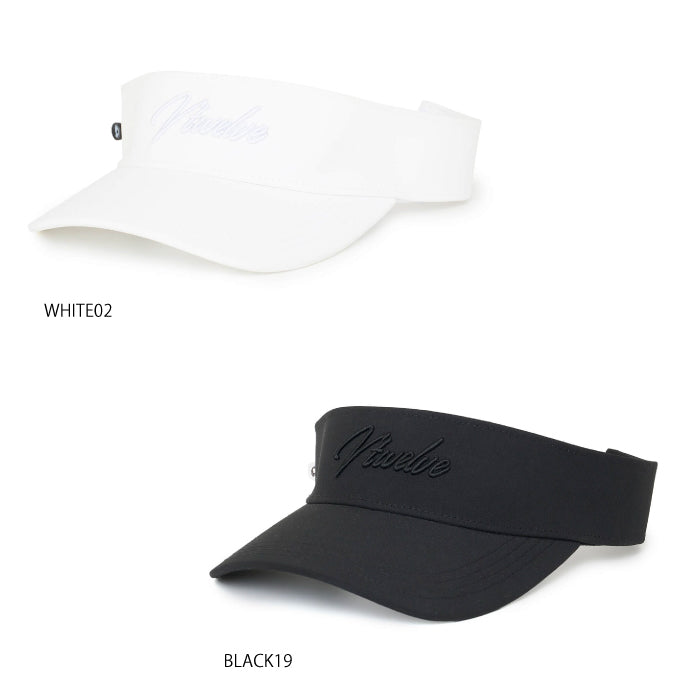 V12 ヴィトゥエルブ ゴルフウェア メンズ レディース HIDE HC VISOR バイザー ティーループ配置 木製オリジナルティー1本付属 v122620-cp05