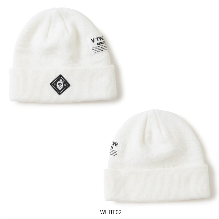 V12 ヴィトゥエルブ ゴルフウェア メンズ レディース CLEAN KNIT CAP ニットキャップ 帽子 シンプル エントリーモデル v122620-cp09