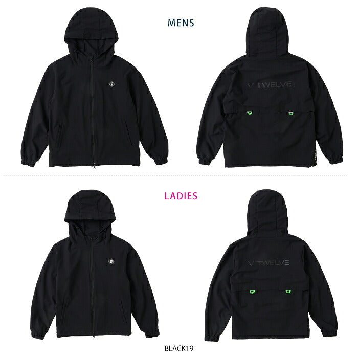 V12 ヴィトゥエルブ ゴルフウェア メンズ レディース ARC TAG JKT ナイロンジャケット ブルゾン ストレッチ 撥水 v122620-jk05