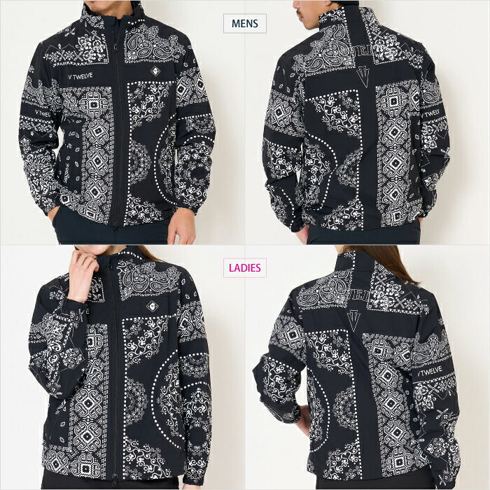 V12 ヴィトゥエルブ ゴルフウェア メンズ レディース MOLD BAN JKT ナイロンジャケット ブルゾン 軽量 ストレッチ 撥水 セットアップ対応 v122620-jk07