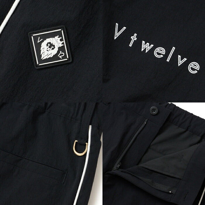V12 ヴィトゥエルブ ゴルフウェア メンズ OH PIPE PANTS ロングパンツ ストレッチ性 撥水性 セットアップ対応 v122620-pn01