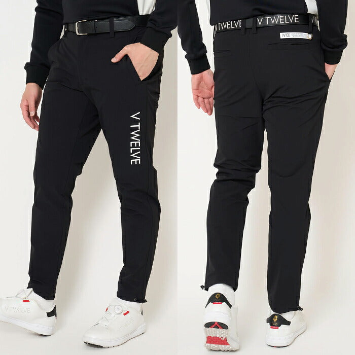V12 ヴィトゥエルブ ゴルフウェア メンズ WB PANTS ストレッチ 撥水 ウエストゴム v122620-pn07