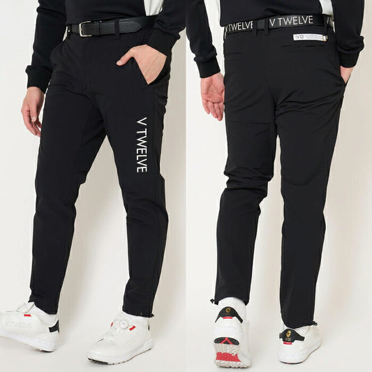 V12 ヴィトゥエルブ ゴルフウェア メンズ WB PANTS ストレッチ 撥水 ウエストゴム v122620-pn07
