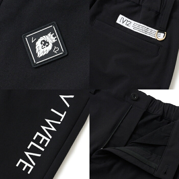 V12 ヴィトゥエルブ ゴルフウェア メンズ WB PANTS ストレッチ 撥水 ウエストゴム v122620-pn07
