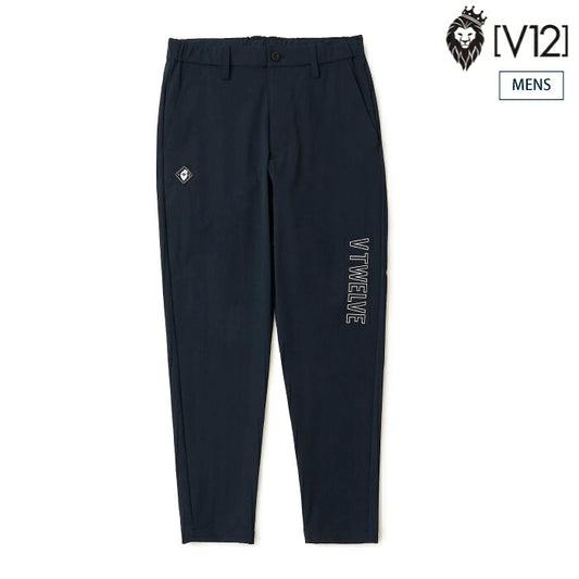 V12 ヴィトゥエルブ ゴルフウェア メンズ MOLD LOGO PANTS ロングパンツ ストレッチ 撥水 セットアップ対応 v122620-pn08