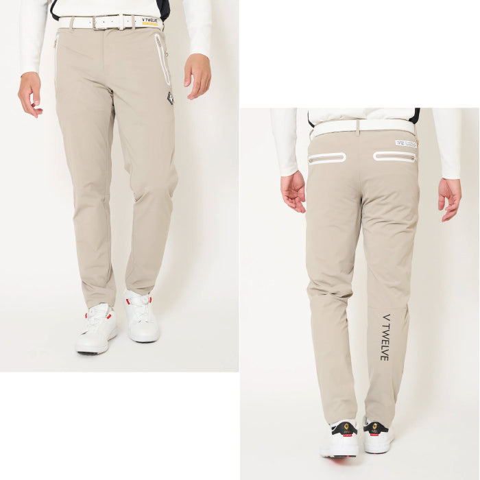 V12 ヴィトゥエルブ ゴルフウェア メンズ SEAL PK PANTS ロングパンツ ストレッチ セットアップ対応 v122620-pn09