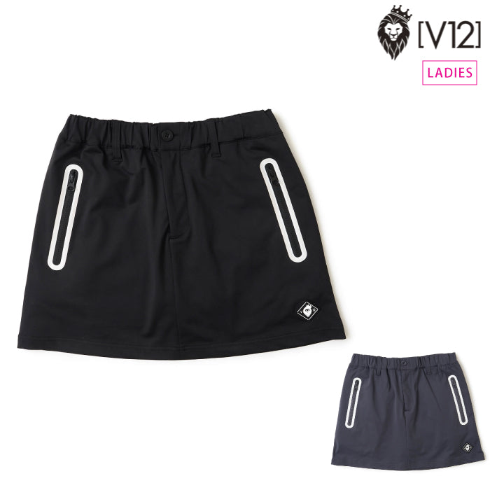 V12 ヴィトゥエルブ ゴルフウェア レディース SEAL PK SKIRT スカート ストレッチ v122620-sk03