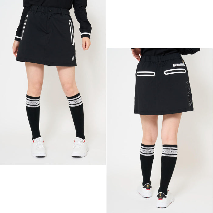 V12 ヴィトゥエルブ ゴルフウェア レディース SEAL PK SKIRT スカート ストレッチ v122620-sk03