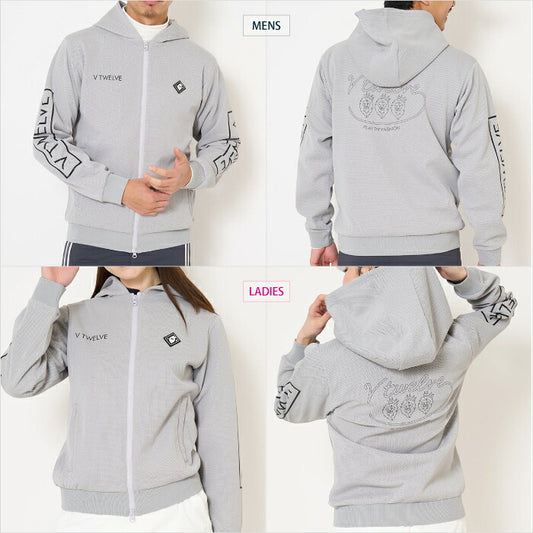 V12 ヴィトゥエルブ ゴルフウェア メンズ レディース OH SB PARKA スウェット ジップパーカー ブルゾン 吸水速乾 UVカット v122620-sw07