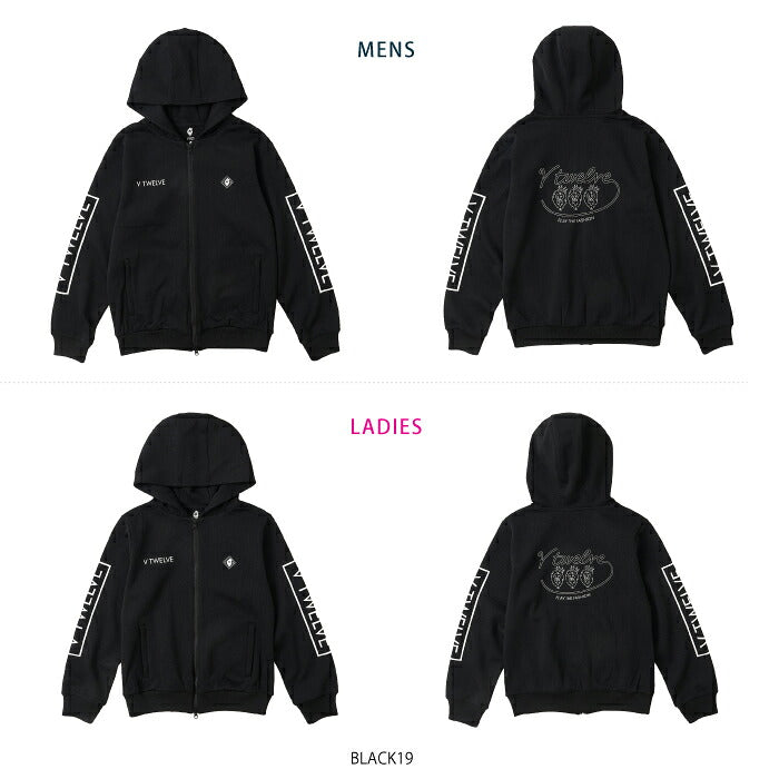 V12 ヴィトゥエルブ ゴルフウェア メンズ レディース OH SB PARKA スウェット ジップパーカー ブルゾン 吸水速乾 UVカット v122620-sw07