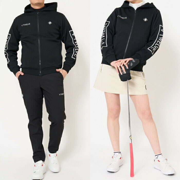 V12 ヴィトゥエルブ ゴルフウェア メンズ レディース OH SB PARKA スウェット ジップパーカー ブルゾン 吸水速乾 UVカット v122620-sw07