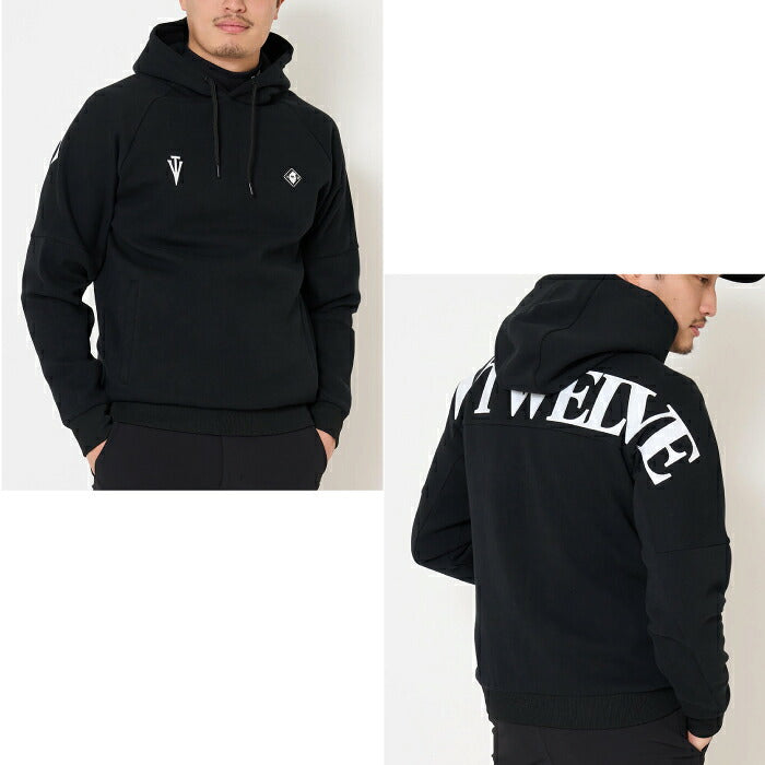 V12 ヴィトゥエルブ ゴルフウェア メンズ BACK AWA PARKA パーカー 刺しゅうロゴ v122620-sw14