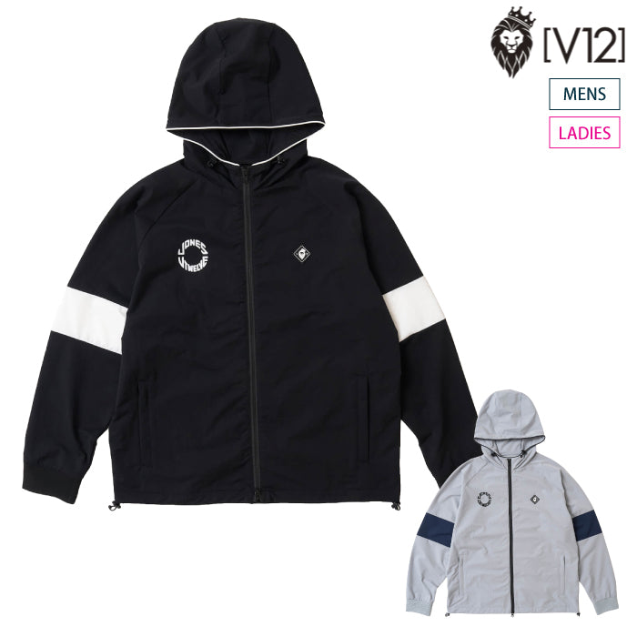V12 ヴィトゥエルブ ゴルフウェア メンズ レディース J12 SWITCH JKT JONESコラボ ブルゾン フルジップパーカー ストレッチ セットアップ対応 v122621-jk16