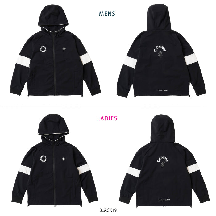 V12 ヴィトゥエルブ ゴルフウェア メンズ レディース J12 SWITCH JKT JONESコラボ ブルゾン フルジップパーカー ストレッチ セットアップ対応 v122621-jk16