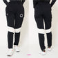 V12 ヴィトゥエルブ ゴルフウェア メンズ レディース J12 SWITCH PANTS JONESコラボ オリジナルロゴ ナイロン 軽量 伸縮性 セットアップ対応 v122621-pn14