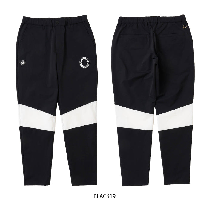 V12 ヴィトゥエルブ ゴルフウェア メンズ レディース J12 SWITCH PANTS JONESコラボ オリジナルロゴ ナイロン 軽量 伸縮性 セットアップ対応 v122621-pn14