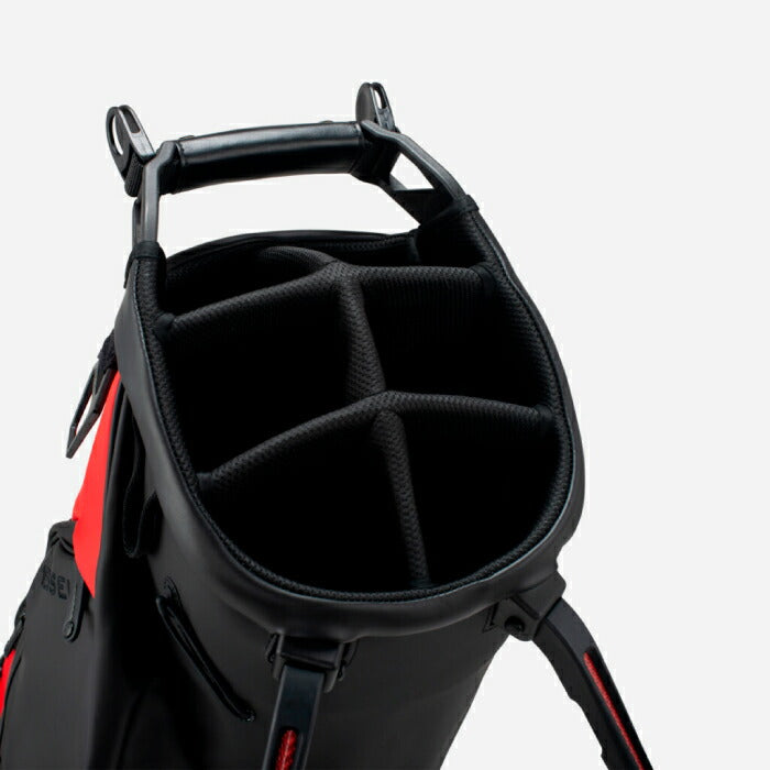 【送料無料】VESSEL GOLF ベゼルゴルフ メンズ レディース スタンドキャディバッグ PLAYER 4.0 Stand  SINGLE シングルストラップ vessel-4-crimson