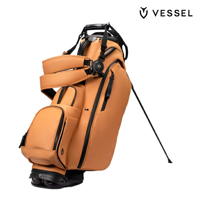 【送料無料】VESSEL GOLF ベゼルゴルフ メンズ レディース スタンドキャディバッグ VESSEL PLAYER5.0 PRO IRON BREW DOUBLE ダブルストラップ vessel-5-ironbrew