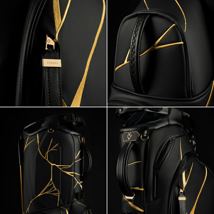 【送料無料】VESSEL GOLF ベゼルゴルフ メンズ レディース スタンドキャディバッグ PLAYER 5.0 Pro KINTSUGI vessel-5-kintsugi