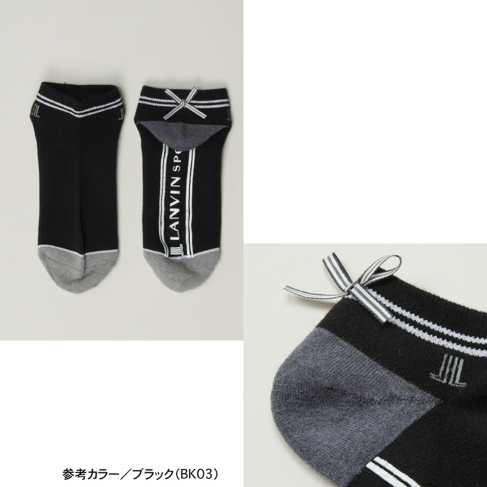 LANVIN SPORT ランバン スポール レディース アンクル丈ソックス【抗菌防臭】 VG4FSO10L