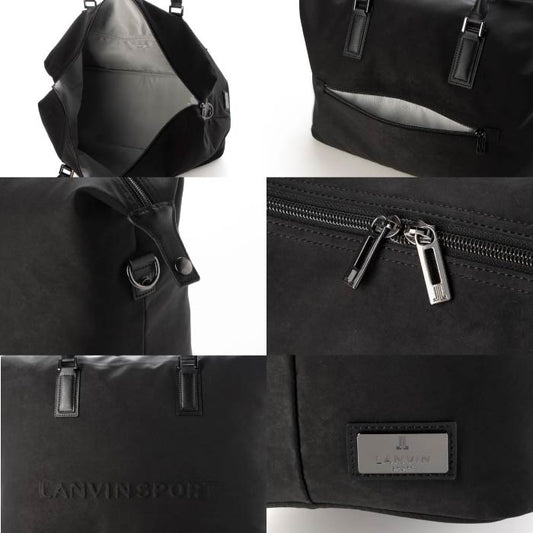 LANVIN SPORT ランバン スポール ゴルフ メンズ レディース スエード調ボストンバッグ vg5fbb01m