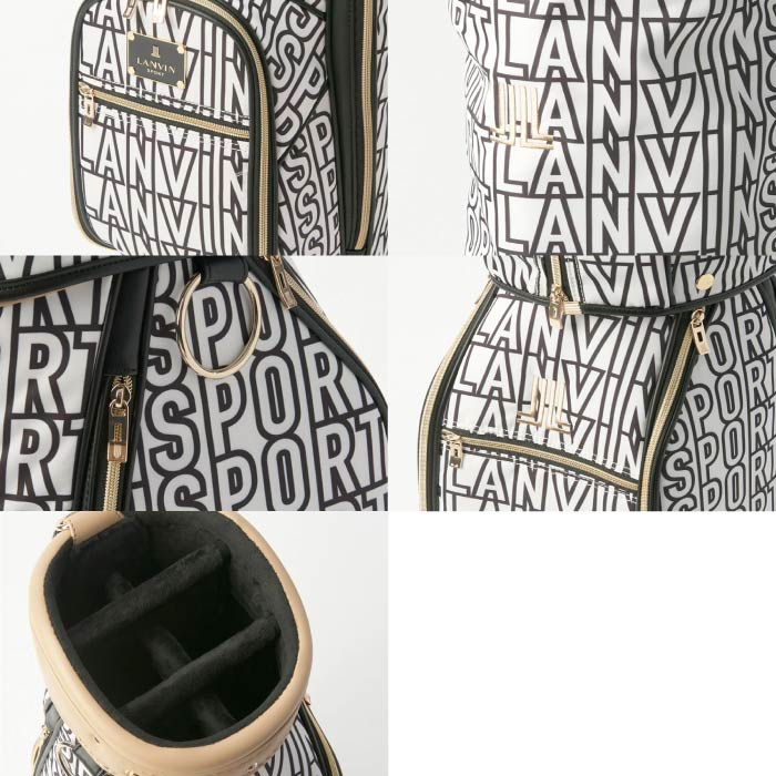 LANVIN SPORT ランバン スポール ゴルフ メンズ レディース ロゴデザインキャディバッグ 46インチ対応/8.5型 VG5FCB01L