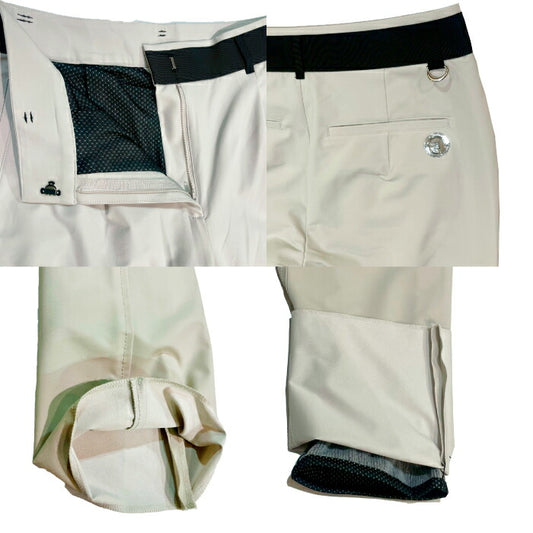 LANVIN SPORT ランバン スポール ゴルフウェア レディース ロングパンツ ヒートナビメッシュわた裏付きパンツ 蓄熱保温 はっ水 VG5FLP71L
