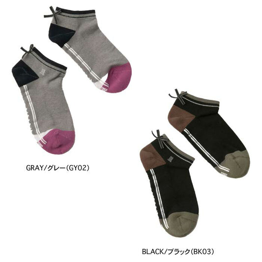LANVIN SPORT ランバン スポール ゴルフウェア レディース アンクル丈ソックス 日本製 抗菌防臭 足底パイル 滑り止め付き VG5FSO11L