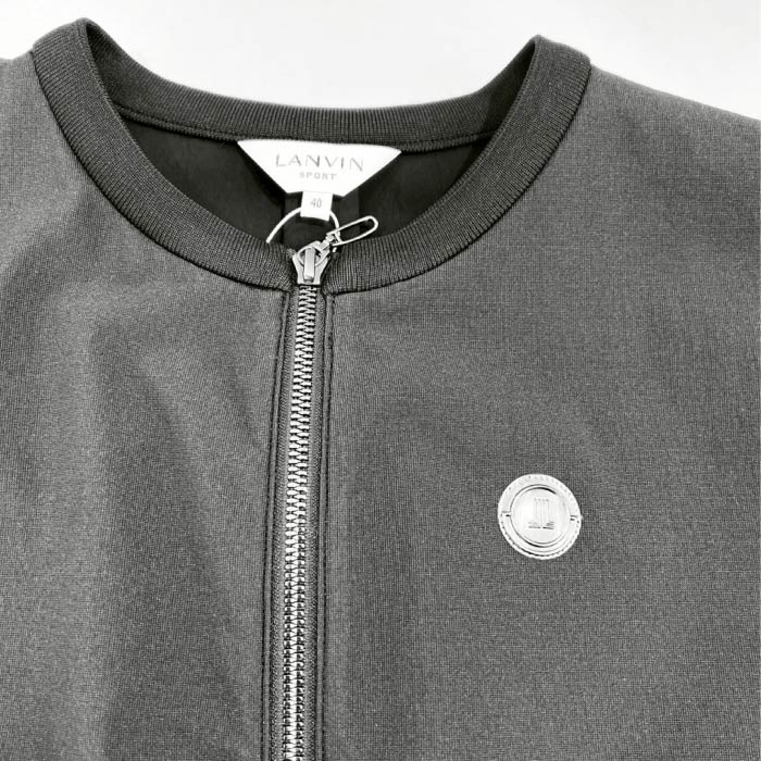 LANVIN SPORT ランバン スポール ゴルフウェア レディース クルーネックアウターベスト 2WAYストレッチ VG5FVE31L